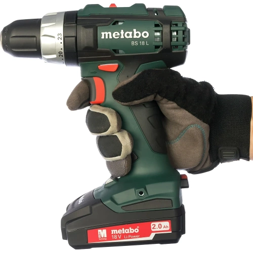 Аккумуляторная дрель Metabo BS 18 L 50 Нм, 2x2 Ач, кейс 602321500 фото 5 Аккумуляторная дрель Metabo BS 18 L 50 Нм, 2x2 Ач, кейс 602321500 фото 5