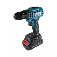 Аккумуляторная бесщеточная дрель-шуруповерт AktiTool cd20g-br set 20 В, 2 li-ion аккум. 2000 mah 2 101216