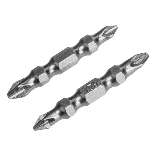 Набор бит двухстор., PH2-PH1х45мм, PZ2-PZ1х45мм, сталь S2, 2 шт. Gross фото 2