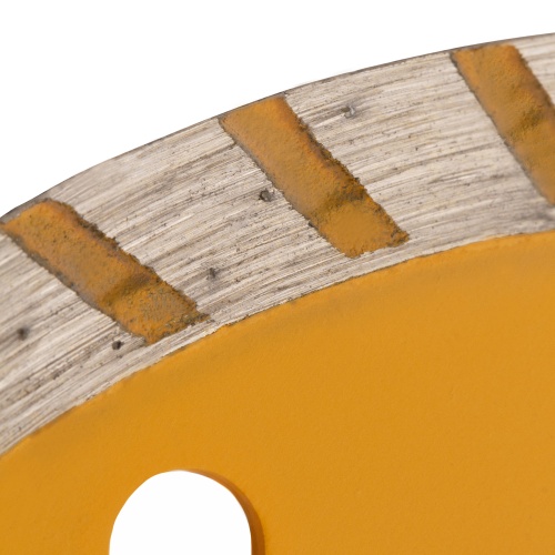 Диск алмазный, отрезной Turbo, 125 х 22.2 мм, сухая резка Denzel фото 3