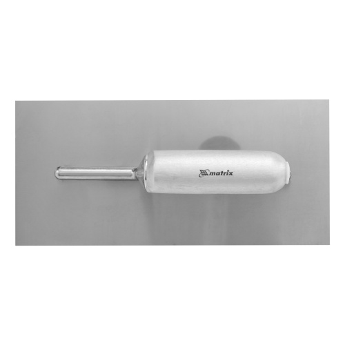 Гладилка стальная, 280 х 130 мм, зеркальная полировка, деревянная ручка Matrix фото 3