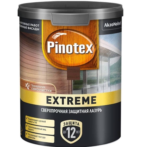 Средство для защиты древесины Pinotex Extreme Лазурь База CLR 0,9 л