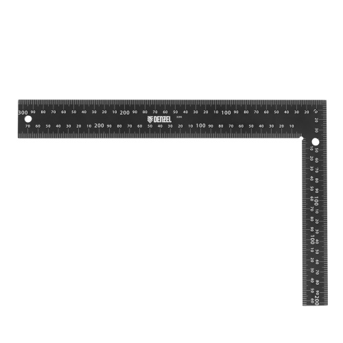 Угольник, 200 х 300 мм, алюминиевый, лазерная гравировка Denzel фото 3