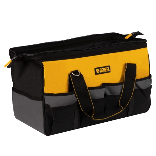 Сумка для инструмента, 500х245х300 мм, 20 карман.,съемный органайз. 10 карман.,наплеч. рем. Denzel фото 6 Сумка для инструмента, 500х245х300 мм, 20 карман.,съемный органайз. 10 карман.,наплеч. рем. Denzel фото 6