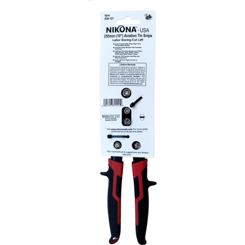 Ножницы по металлу NIKONA левые, особой мощности, из CrMo, 255мм 39-121 фото 3 Ножницы по металлу NIKONA левые, особой мощности, из CrMo, 255мм 39-121 фото 3
