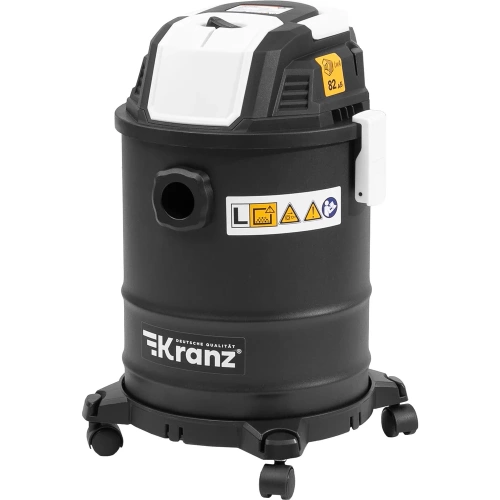 Пылесос строительный KRANZ KR15, 1200Вт, 15л, 4м KR-16-1115 фото 4