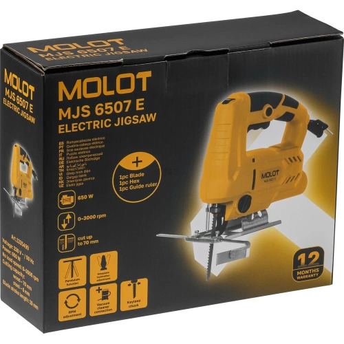 Лобзик электрический MOLOT MJS 6507 E в кор. 1335499 фото 6