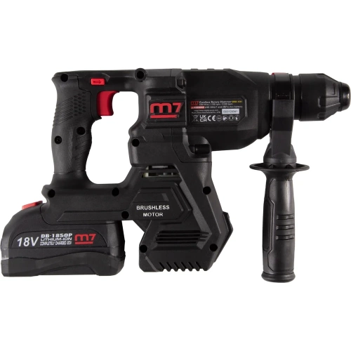 Аккумуляторный перфоратор MIGHTY SEVEN 18 В, 4 предмета, кейс DRH-101A фото 7