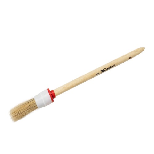 Кисть с натуральной щетиной круглая 20 мм