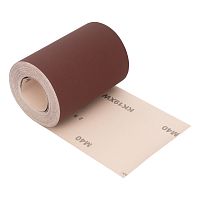 Шкурка на тканевой основе, KK19X W, зернистость М40(P 400) бобина 200 мм х 20 м, водостойкая, "БАЗ"