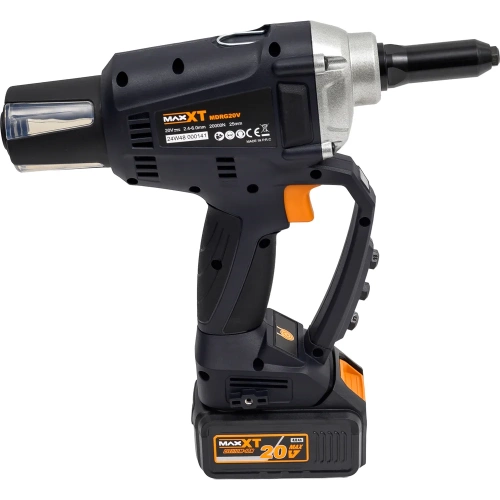 Аккумуляторный заклепочник MAXXT с бесщеточным мотором, 20V/4.0AH MDRG20V фото 10