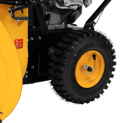 Бензиновая снегоуборочная машина SBM 610, 212 cc, ручной старт, фара Denzel фото 14