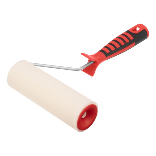 Валик "Велюр" с двухкомпонентной ручкой, 180 мм, ворс 4 мм, D 48 мм, D ручки 6 мм, шерсть Matrix