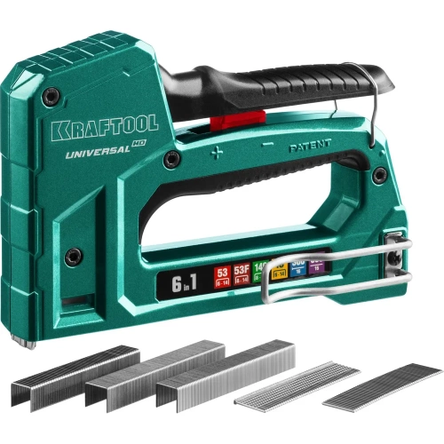 Алюминиевый cтеплер 53 (6-14мм)/140 (8-14мм)/13/ 53F/300/500 KRAFTOOL Universal-HD 3188