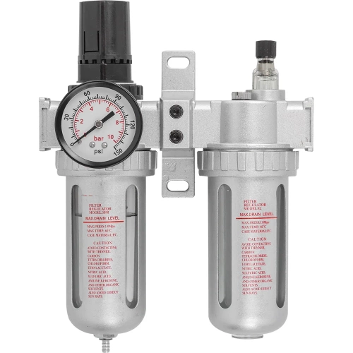 Блок подготовки воздуха 1/2" фильтр-регулятор+лубрикатор Forsage F-AFRL804(47053) фото 6 Блок подготовки воздуха 1/2" фильтр-регулятор+лубрикатор Forsage F-AFRL804(47053) фото 6