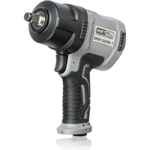 Пневматический ударный гайковерт с комплектом ударных головок KraftWell 1/2", 1500 Нм KRW1500IW-T фото 3 Пневматический ударный гайковерт с комплектом ударных головок KraftWell 1/2", 1500 Нм KRW1500IW-T фото 3