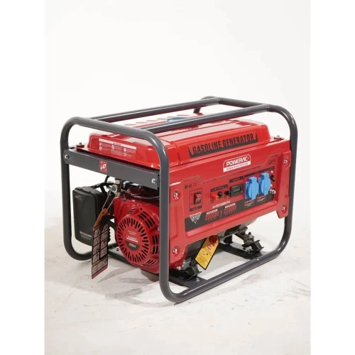 Генератор бензиновый электрический POWERAC 2.2 кВт, 220В, 6л.с., ручной стартер PR2500H2 Генератор бензиновый электрический POWERAC 2.2 кВт, 220В, 6л.с., ручной стартер PR2500H2