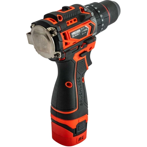 Шуруповерт бесщеточный KINGQUEEN ударный 16.8В, патрон 10мм, 2 АКБ, кейс, KQ-902K.1 фото 5