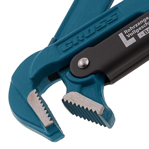 Ключ трубный рычажный 1, №1, цельнокованый, CrV, тип "L" Gross фото 3