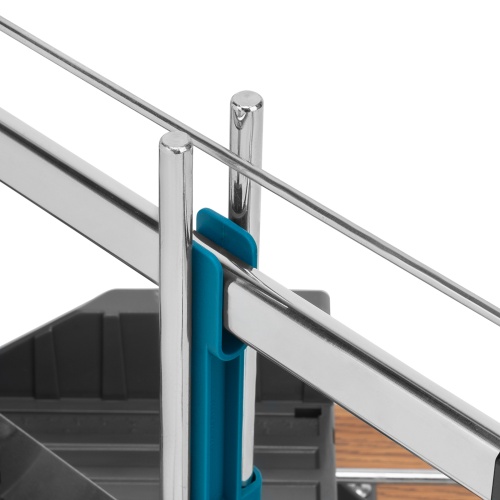 Стусло прецизионное, двухплоскостное, пила 600 мм, две прижимные струбцины, ограничительный упор Gross фото 7