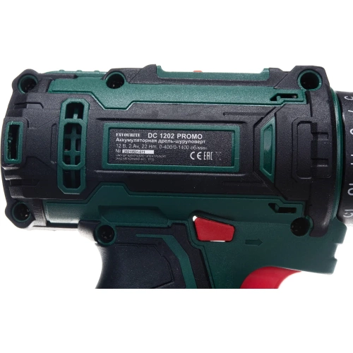 Акк. дрель-шуруповёрт FAVOURITE DC 1202 PROMO 12В, 2Ач, 25Нм Li-ion 101101202 фото 10 Акк. дрель-шуруповёрт FAVOURITE DC 1202 PROMO 12В, 2Ач, 25Нм Li-ion 101101202 фото 10