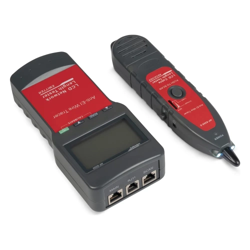 Тестер для витой пары Cabeus (NF-8200) c LCD дисплеем и тон-генератором CT-LCD-RJ45-Scan фото 3