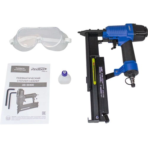 Пневматический нейлер/степлер Redbo AS-5040E (скоба 16-40/1.0-1.2, гвоздь 15-50/1.0-1.2, 53,4л.мин.) 38833 фото 3 Пневматический нейлер/степлер Redbo AS-5040E (скоба 16-40/1.0-1.2, гвоздь 15-50/1.0-1.2, 53,4л.мин.) 38833 фото 3