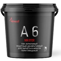 Лак акриловый Аквест-6 паркетный полуглянцевый бесцветный 2 кг