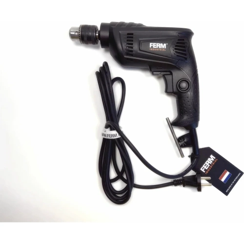 Дрель FERM IND 450W, 0-3300 об/мин, сталь/дерево-10/25 мм 5010000012 PDM1048P фото 7