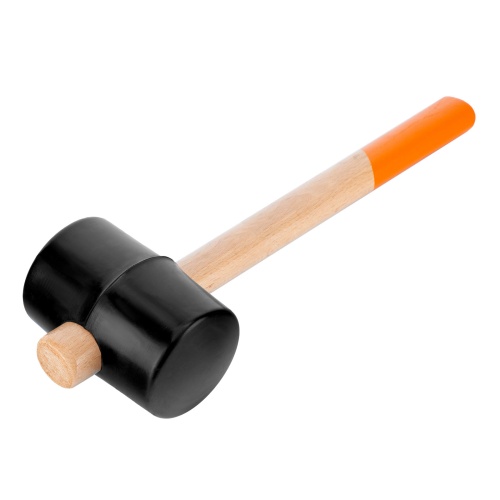 Киянка резиновая, 910 г, черная резина, деревянная рукоятка Sparta фото 4 Киянка резиновая, 910 г, черная резина, деревянная рукоятка Sparta фото 4