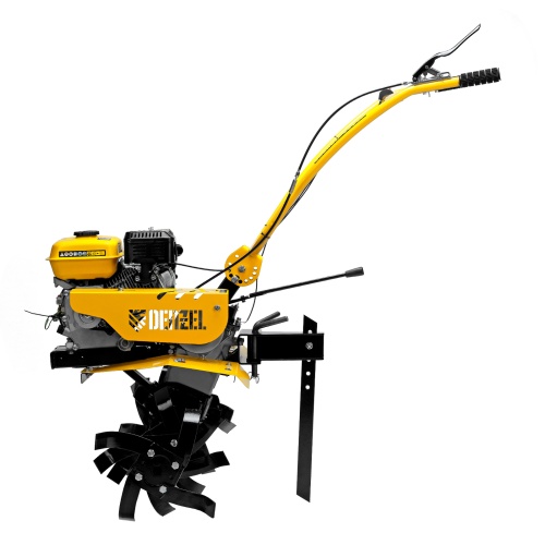 Мотоблок DPT-170SB, 7 л.с., ремен.сцеп, фрез 3х4, ШОМ, без колес, передачи 2В/1Н Denzel фото 5