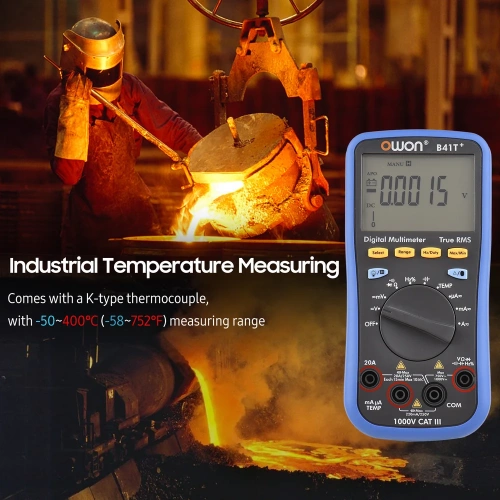 Цифровой мультиметр OWON B41T+ OW103 фото 9 Цифровой мультиметр OWON B41T+ OW103 фото 9