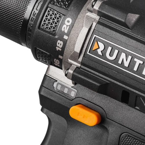 Дрель-шуруповерт аккумуляторная RUNTEC PRO 10 мм, 16В, 2*2Ач, 50Нм RT-ID123 фото 4