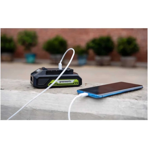 Аккумулятор с USB разъемом G24USB2 24 В, 2 Ач GreenWorks 2939207 фото 5