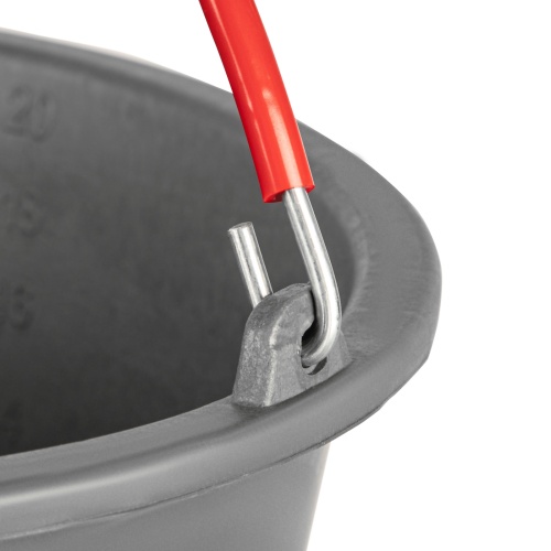 Ведро строительное пластмассовое 20 л, ударопрочное, обрезиненная ручка Matrix фото 2