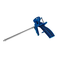 Пистолет для монтажной пены КОБАЛЬТ облегченный, пластиковый корпус, пластиковый курок, пластиковый адаптер для пены 916-189