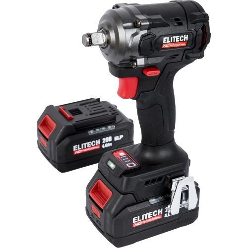 Аккумуляторный гайковёрт Elitech CW 2004SL (20В, 2х4Ач, 450Нм, М10-М20) HD 205738 фото 3