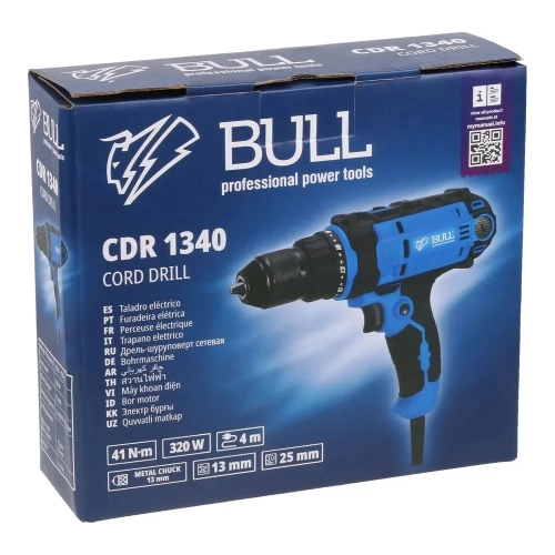 Дрель-шуруповерт BULL CDR 1340 1333409 фото 7