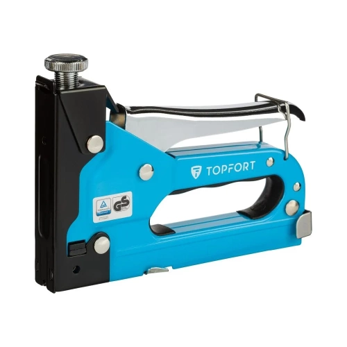Степлер цельнометаллический с регулировкой силы удара Topfort по металлу 1704759