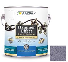 Эмаль по ржавчине Лакра Hammer Effect молотковая синяя 2,5 кг