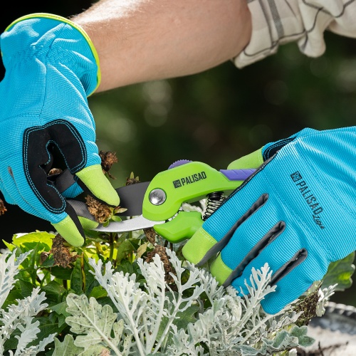 Секатор прямого реза, 210 мм, шестеренный привод, двухкомпонентные рукоятки, Palisad фото 13