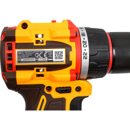 Аккумуляторный шуруповерт INGCO 20B BL 66Hm 2хАКБ и ЗУ кейс SUPER INDUSTRIAL CDLI20668 фото 8