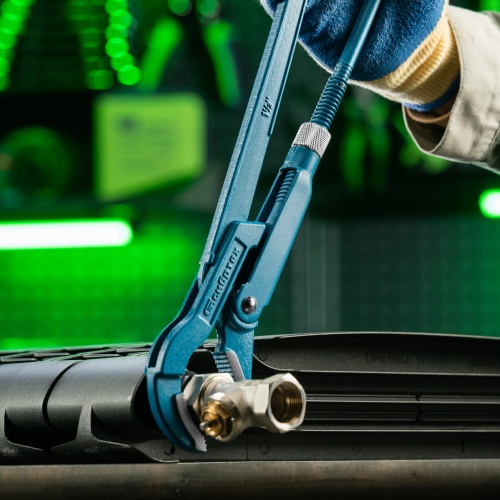 Ключ трубный рычажный №2, 1.5", литой, тип "B" Сибртех фото 11