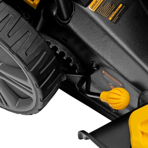 Газонокосилка бензиновая GLD-460SP, 146 куб.см, ширина 46 см, привод 7 уровней, травосборник 50 л Denzel фото 12