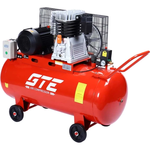 Компрессор поршневой с ременным приводом GTE одноступенчатый 380В, ресив. 200л, 500л/мин. MR200A500A