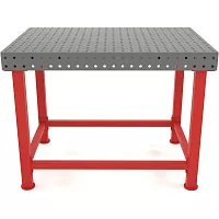 Сварочный стол Flamet 1000x1500, Optima 8 мм, подстолье с перемычками PBK-1000x1500-8