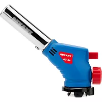 Газовая горелка REXANT GT-34 насадка на баллон, 360 с пьезоподжигом 12-0034