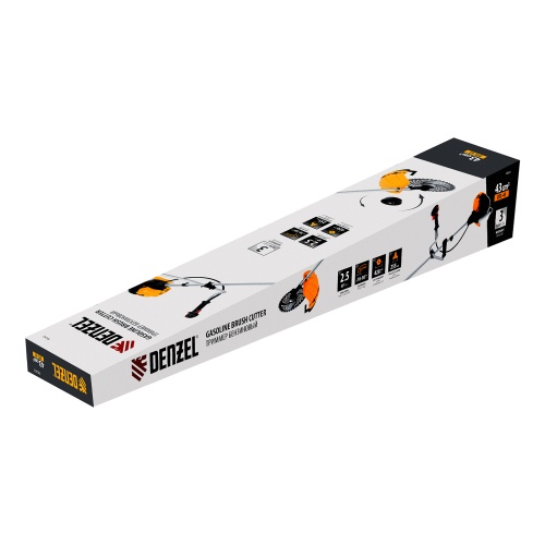 Триммер бензиновый DTL-43, 43 см3, неразъемная штанга, состоит из 2 частей Denzel фото 21