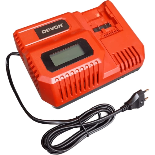 Аккумуляторная ручная дисковая пила DEVON 2 АКБ 4 Ач, З/У, сумка, 5419-LI-20CS185-SET фото 5