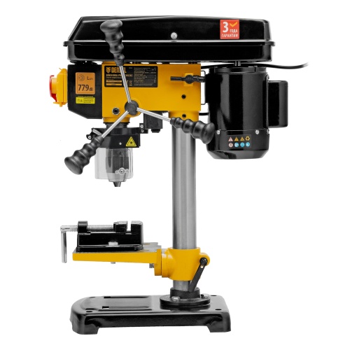 Станок сверлильный DDM-350L, 350 Вт, 13 мм, 5 ск., лазер, настольный Denzel фото 6